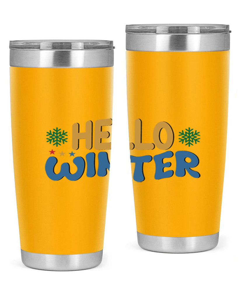 Hello Winter 181#- winter- Tumbler