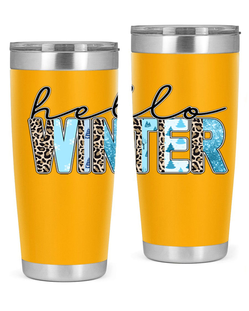 Hello Winter 189#- winter- Tumbler