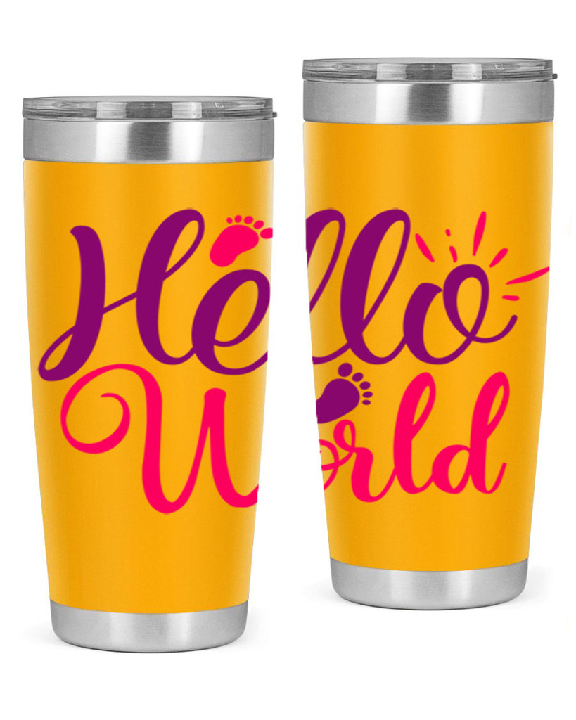 Hello World Style 260#- baby- tumbler