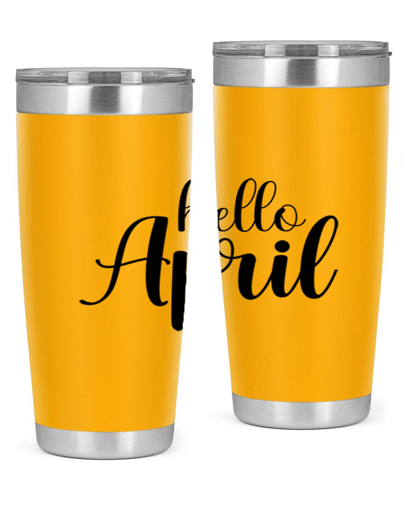 Hello april  219#- spring- Tumbler
