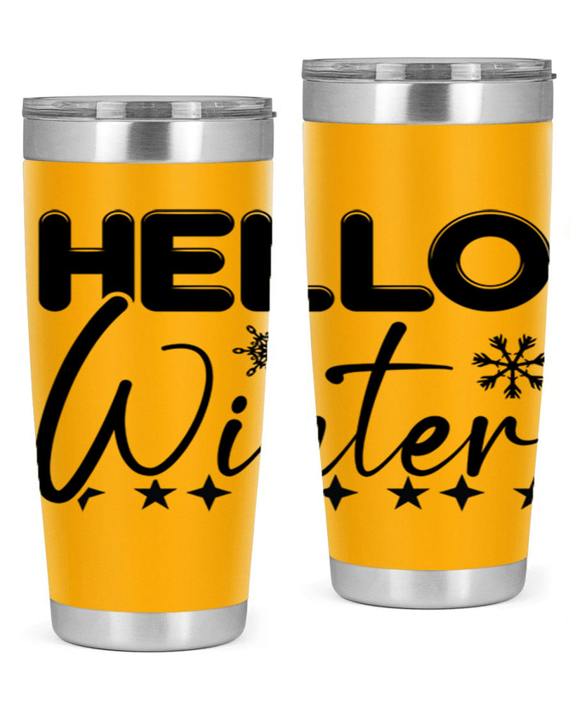Hello winter 183#- winter- Tumbler