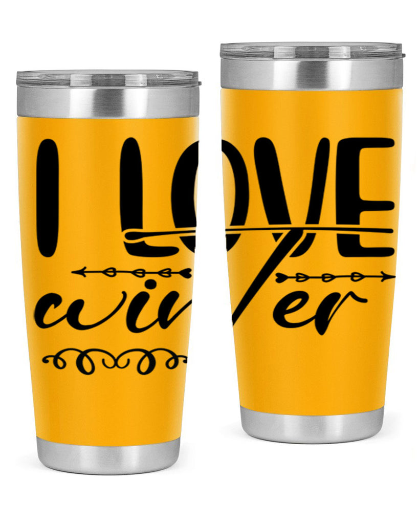 I love winter 243#- winter- Tumbler