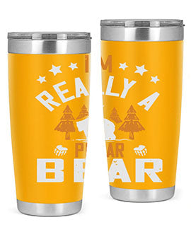 I'm really a polar bear 17#- Bears- Tumbler