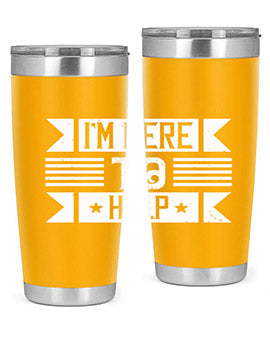 Im Here to Help Style 46#- volunteer- Tumbler