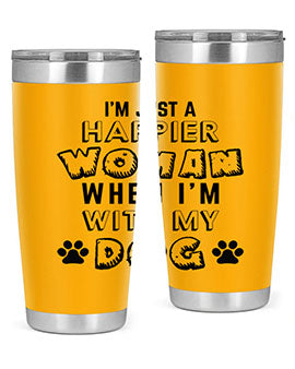 Im Just A Style 39#- dog- Tumbler