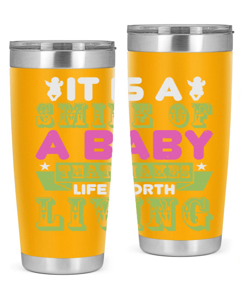 It is a smile of a baby Style 188#- baby- tumbler