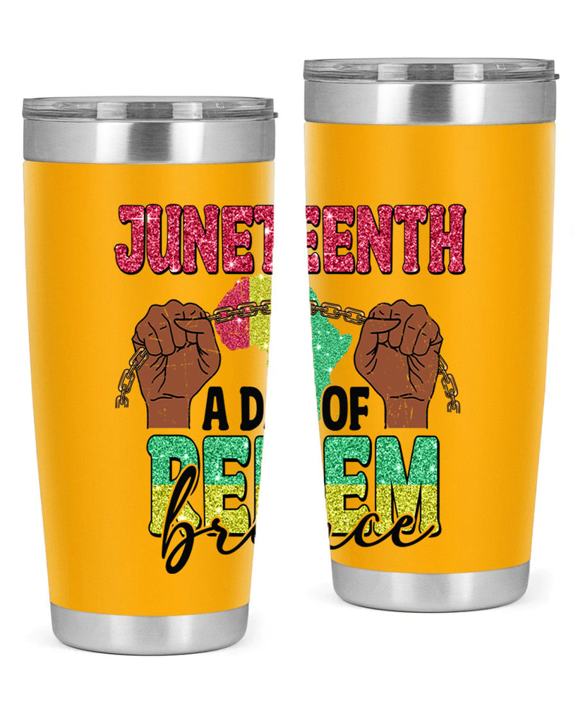 Juneteenth A Day Of Remembrance Png 9#- Juneteenth- tumbler