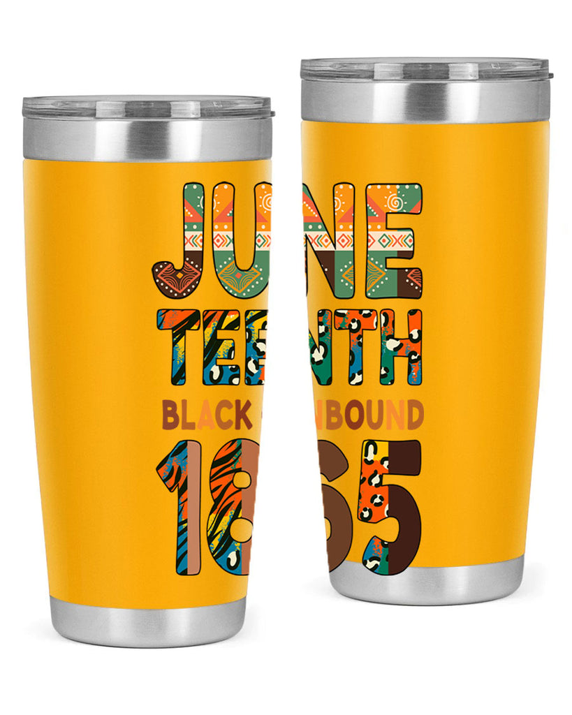 Juneteenth Black Unbound 1865 Png 33#- Juneteenth- tumbler