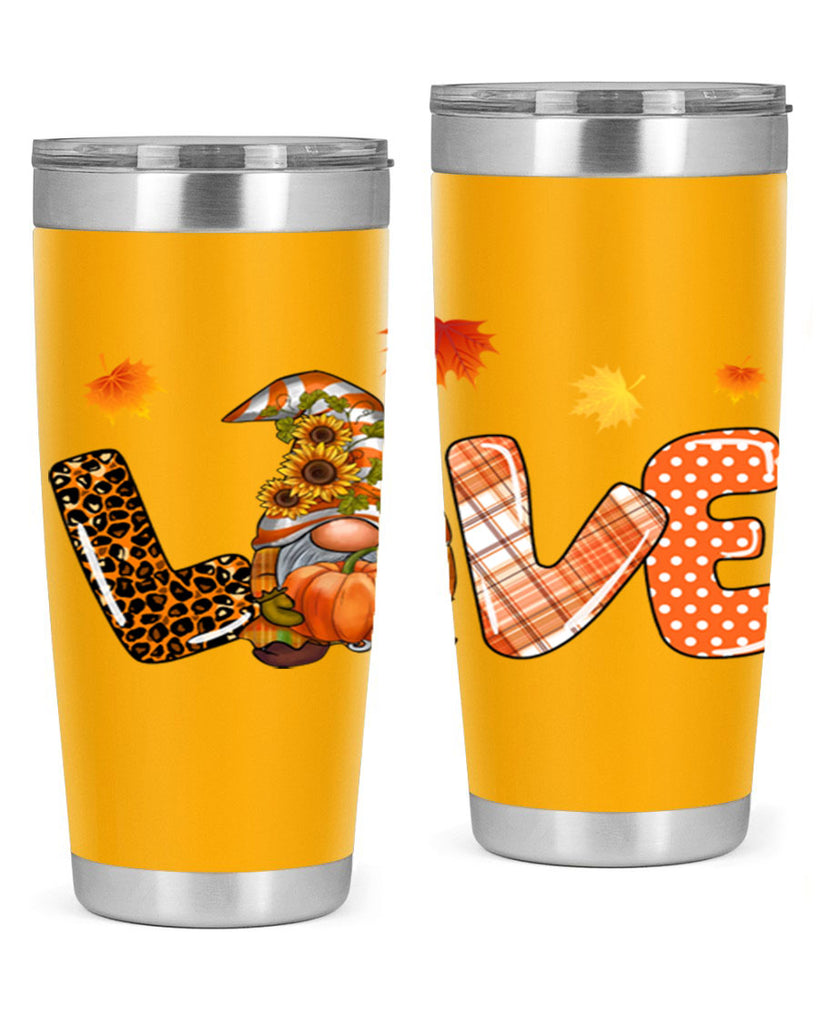 LOVEFallGnomeAutumn 416#- fall- Tumbler