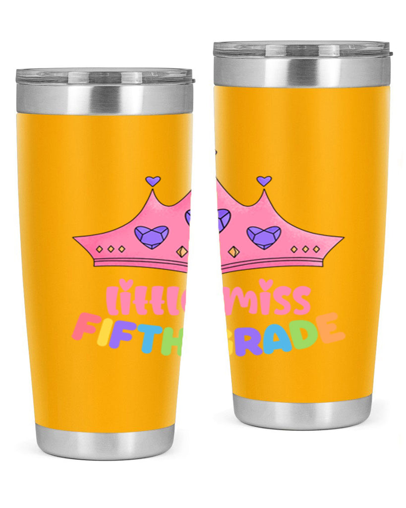 Little Miss 5th Grade 18#- 5th grade- Tumbler