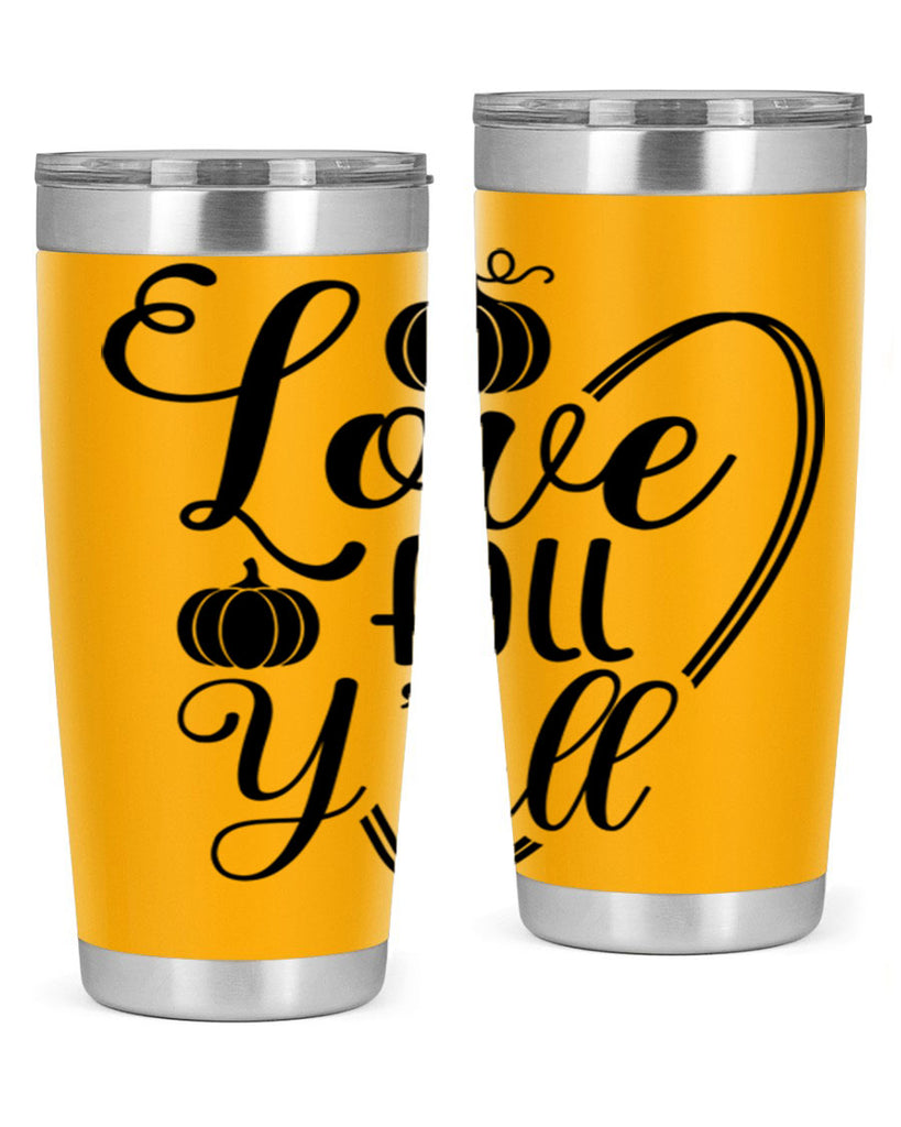 Love Fall Yall 412#- fall- Tumbler