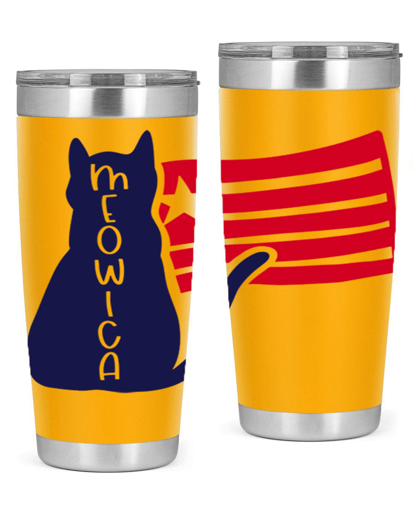 Meowica Style 166#- Fourt Of July- Tumbler