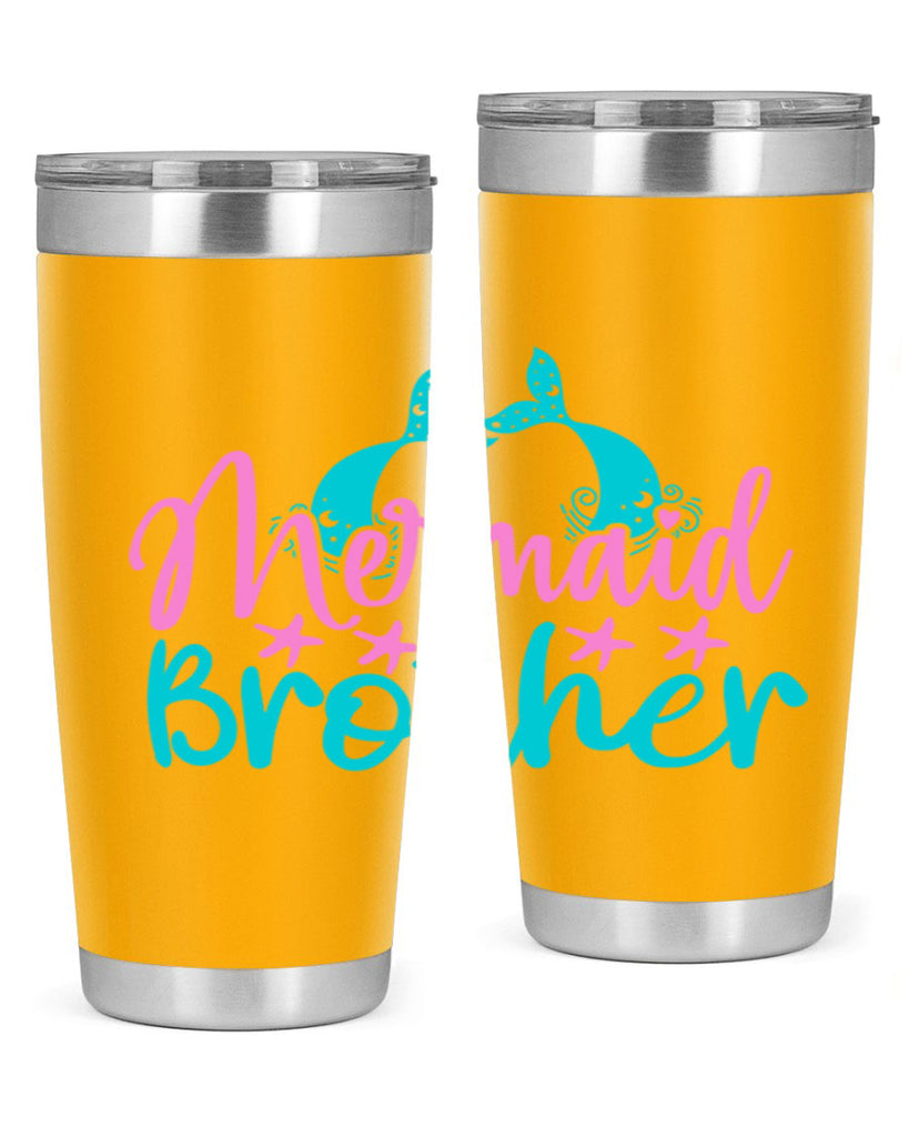 Mermaid Brother 354#- mermaid- Tumbler