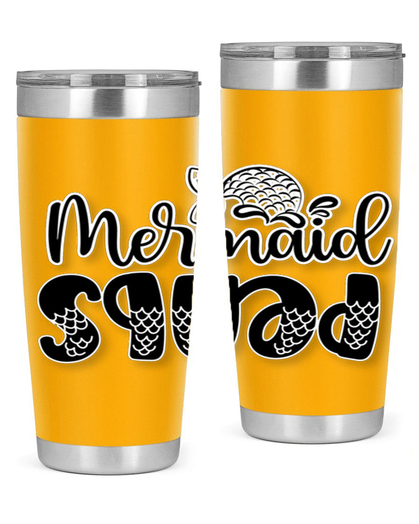Mermaid Squad 444#- mermaid- Tumbler