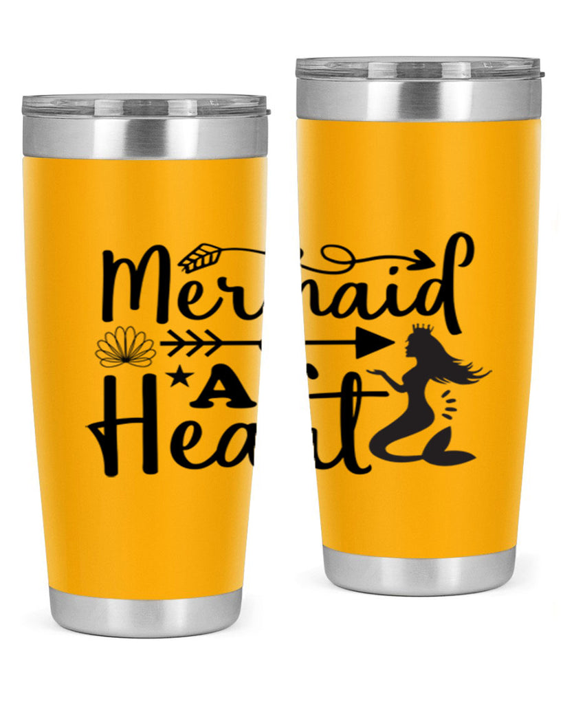 Mermaid at Heart design 397#- mermaid- Tumbler