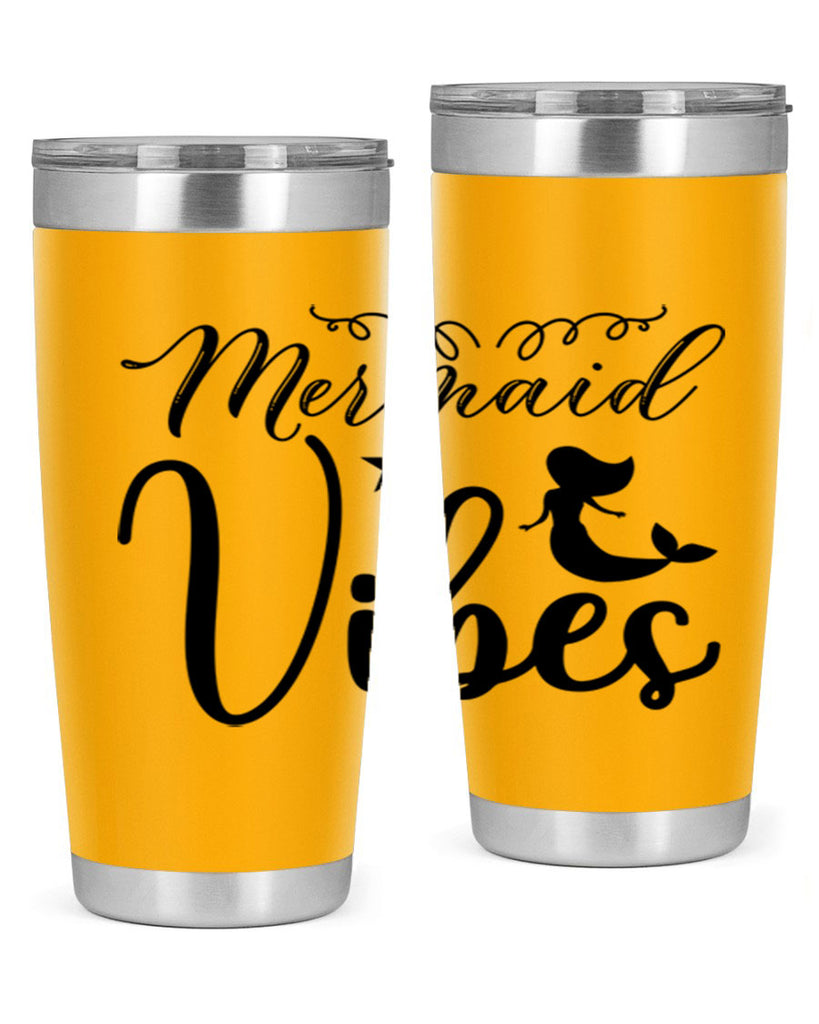 Mermaid vibes 455#- mermaid- Tumbler