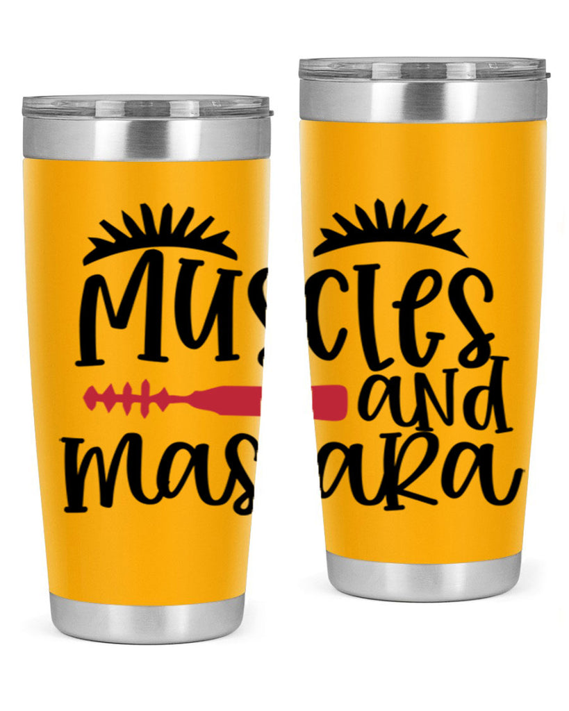 Muscles and mascara design Style 221#- make up- Tumbler