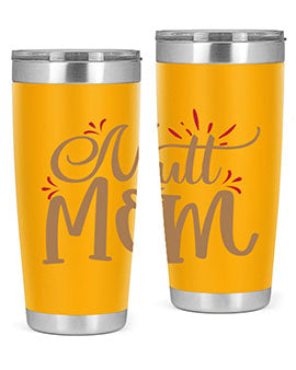Mutt Mom Style 69#- dog- Tumbler