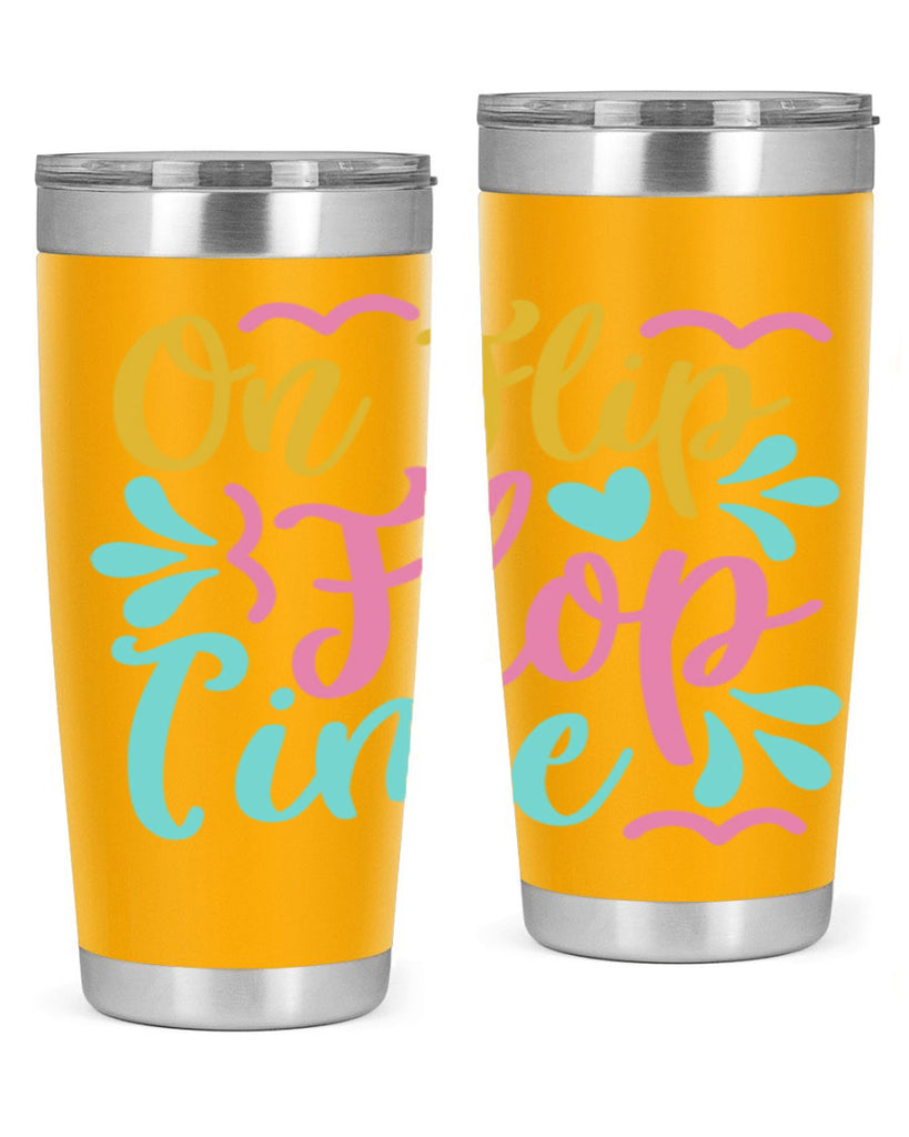 ON FLIP FLOP TIME Style 58#- summer- Tumbler