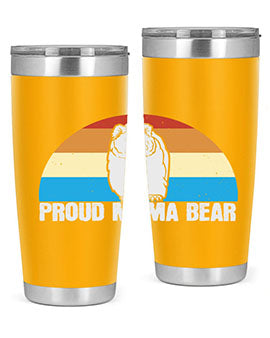 Proud mama bear 26#- Bears- Tumbler