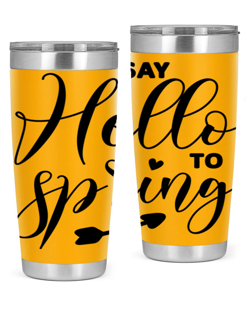 Say Hello to Spring402#- spring- Tumbler
