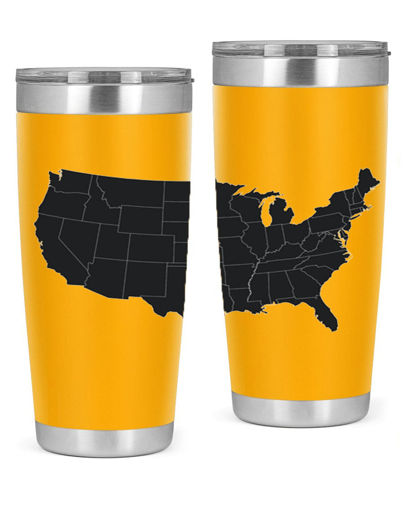 Separate Color Map Style 71#- Fourt Of July- Tumbler
