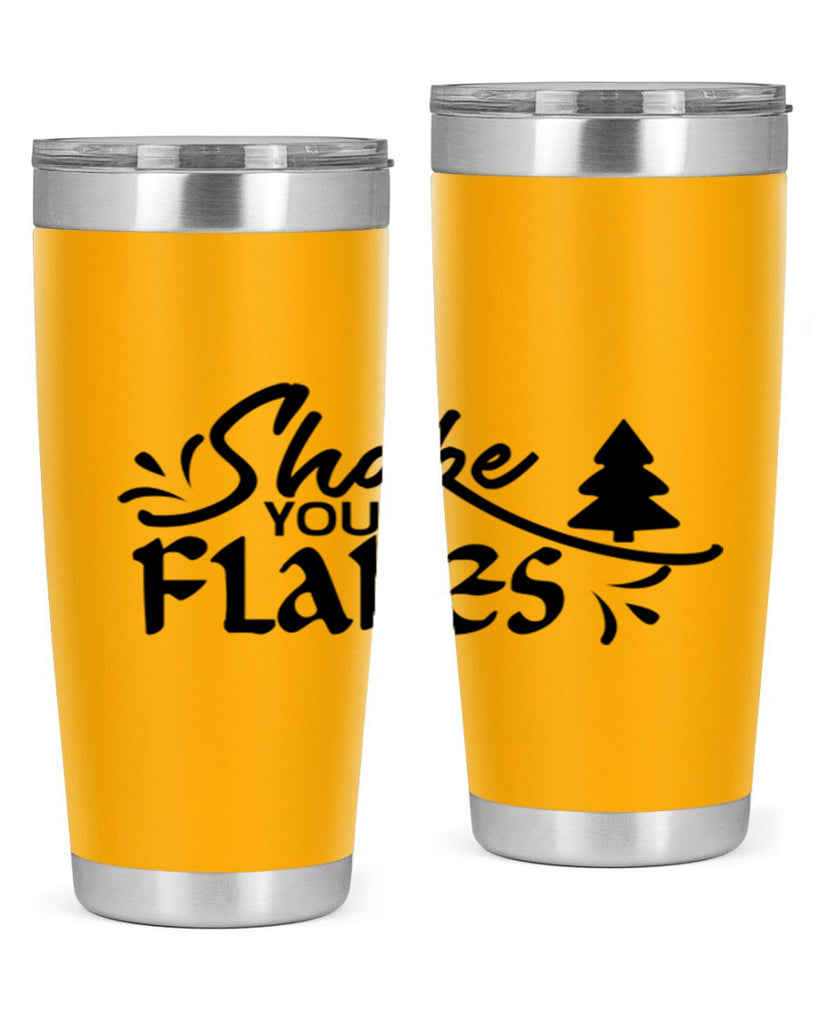 Shake Your Flakes 354#- winter- Tumbler