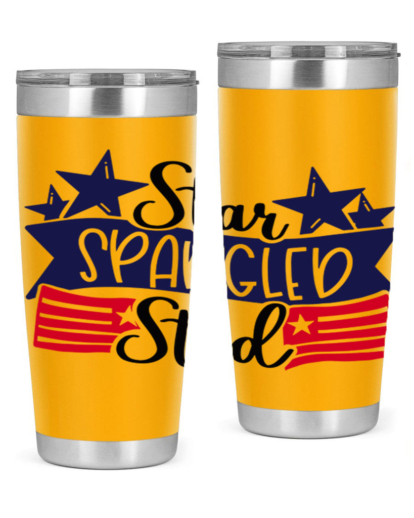 Star Spangled Stud Style 173#- Fourt Of July- Tumbler