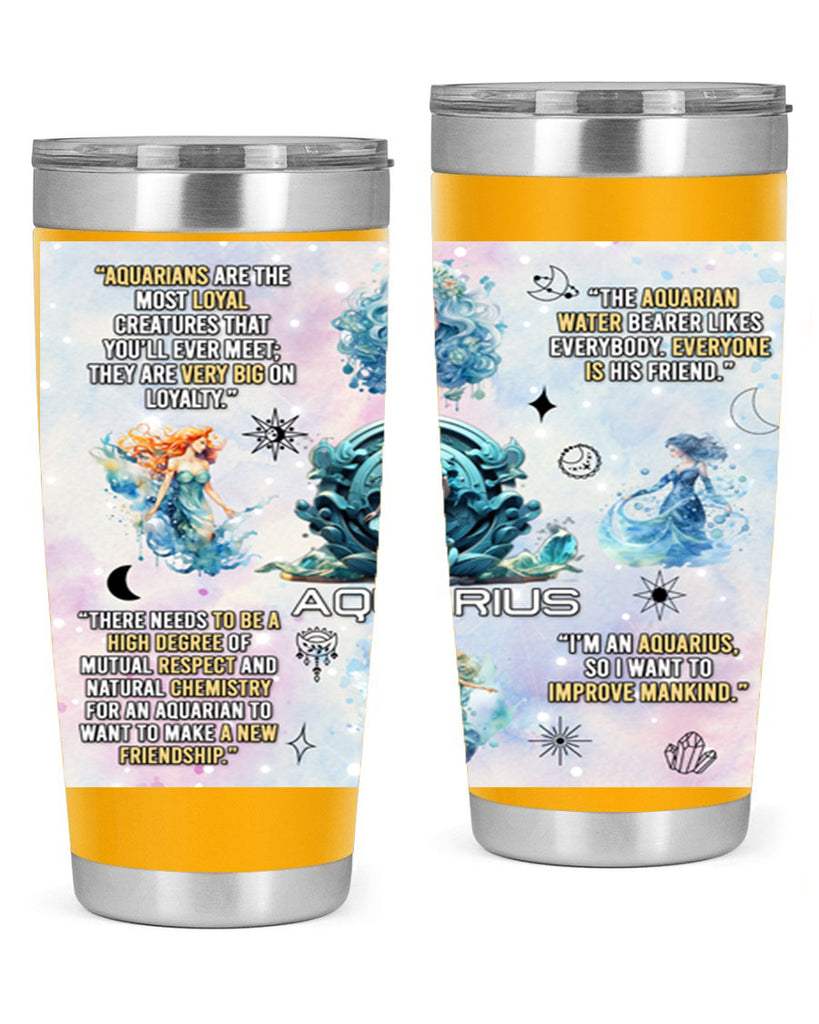 StraightAquarius 468#- zodiac- Tumbler