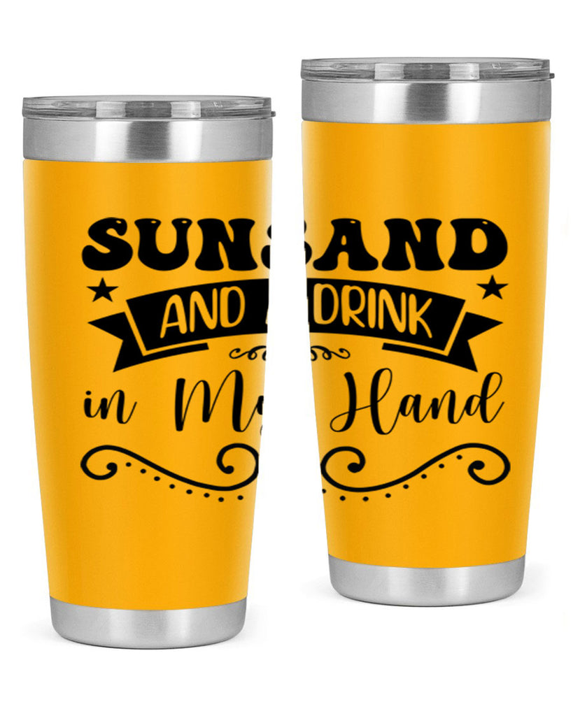 Sunsandandadrinkin 484#- zodiac- Tumbler