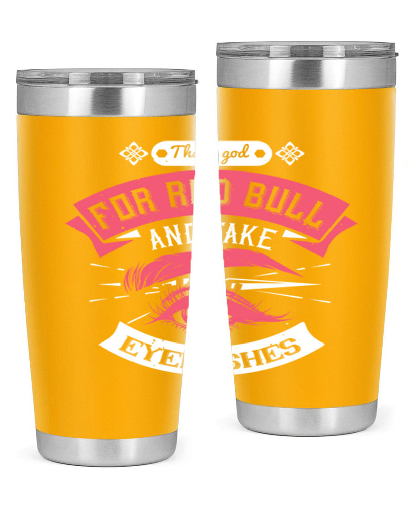 Thank god for Red Bull and fake eyelashes Style 185#- make up- Tumbler