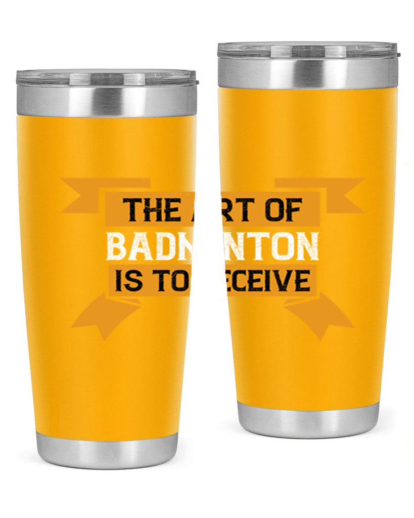 The art of badminton is to deceive 1853#- badminton- Tumbler