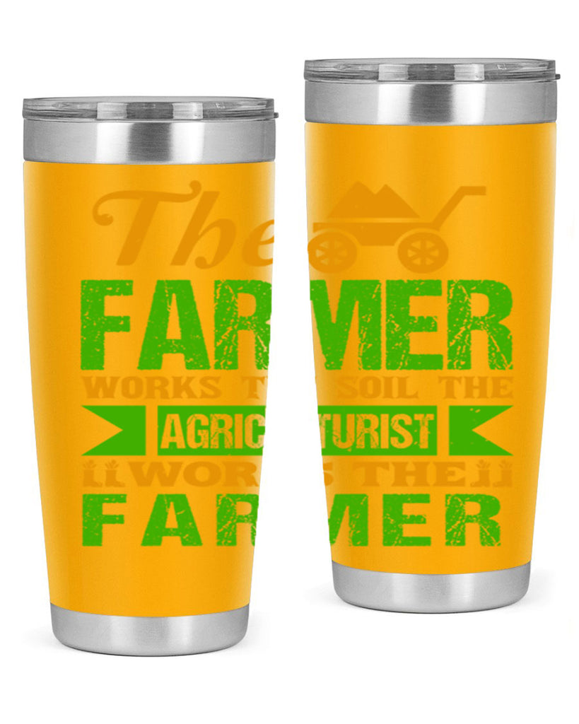 The farmers work the soil 33#- farming and gardening- Tumbler