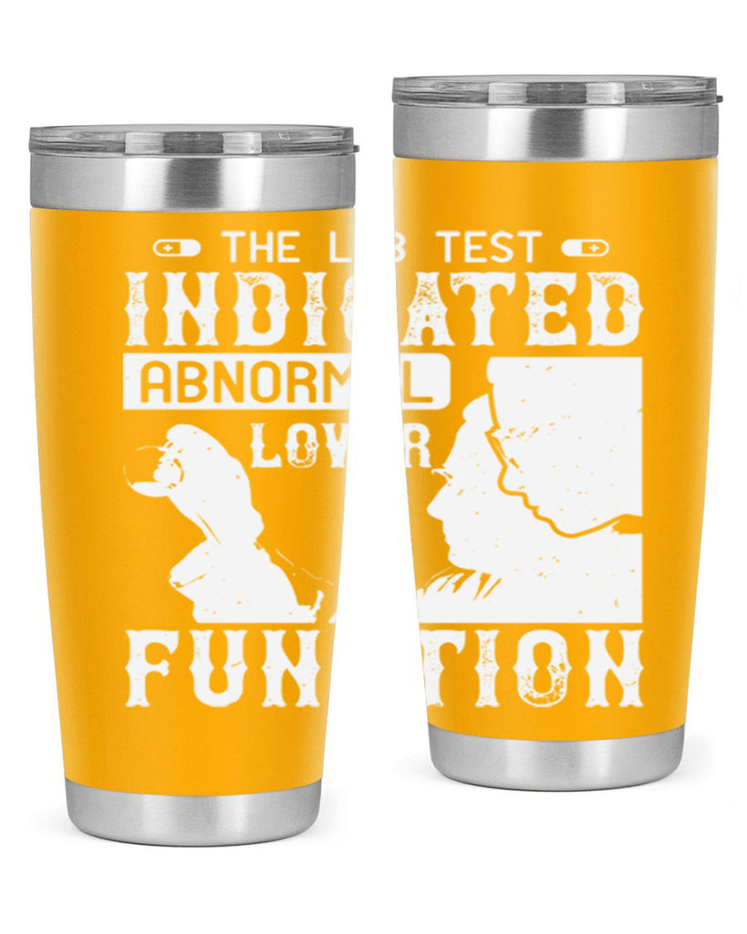 The lab test indicated abnormal lover function Style 22#- medical- tumbler