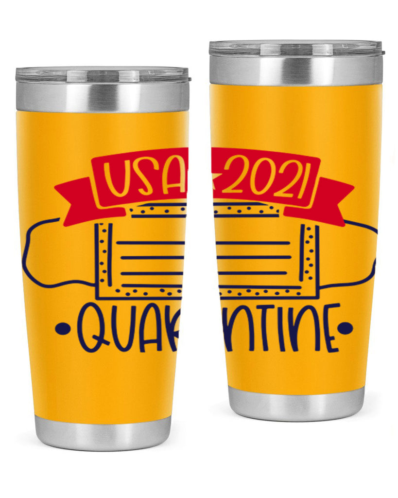 USA Quarentine Style 183#- Fourt Of July- Tumbler