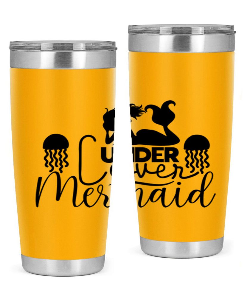 Under Cover Mermaid 642#- mermaid- Tumbler