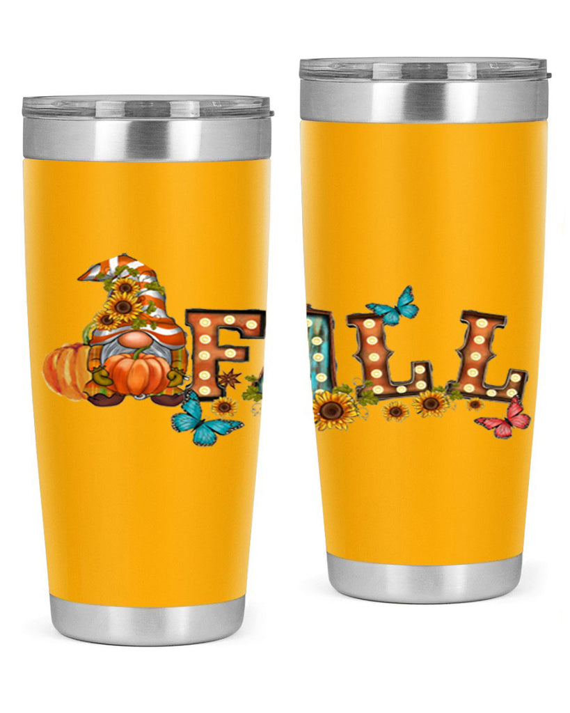 VintageFallGnome 626#- fall- Tumbler