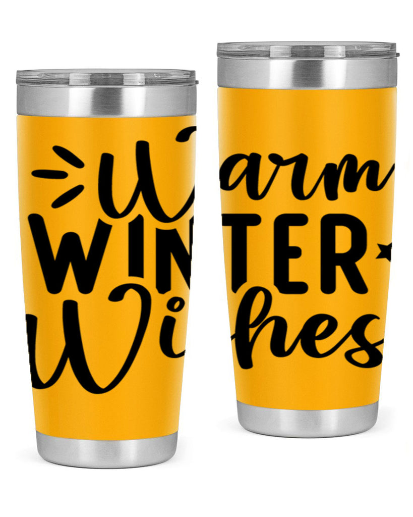 Warm Winter Wishes459#- winter- Tumbler