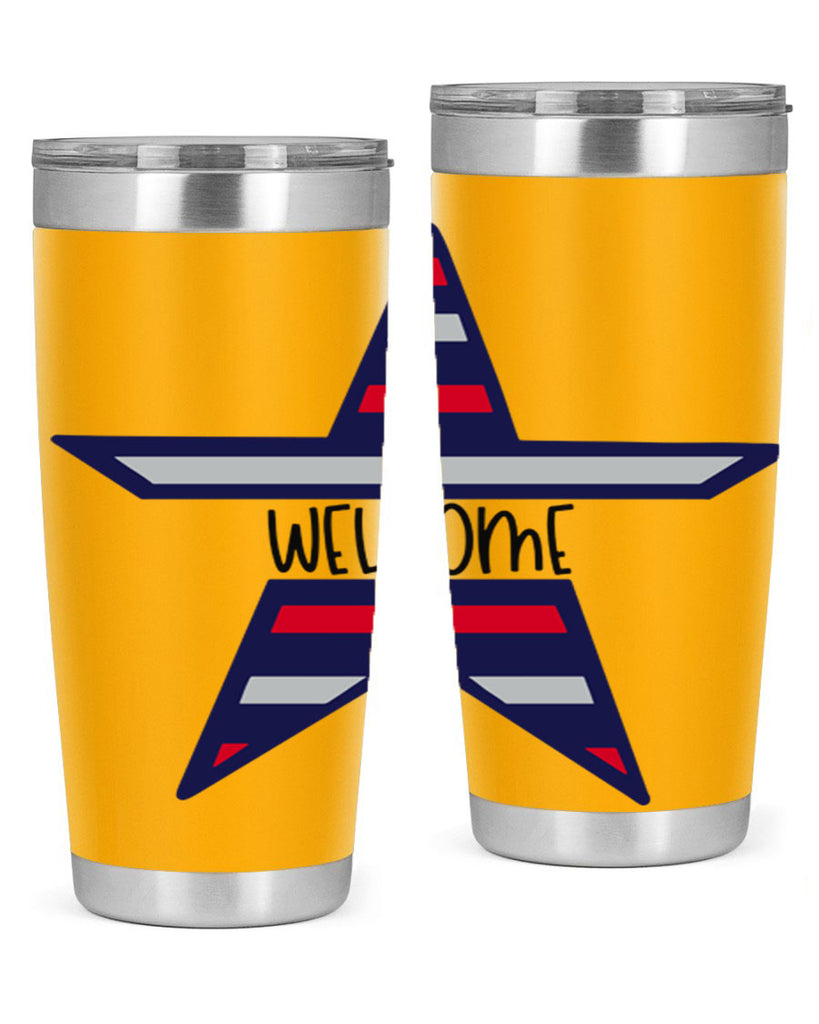Welcome Style 186#- Fourt Of July- Tumbler