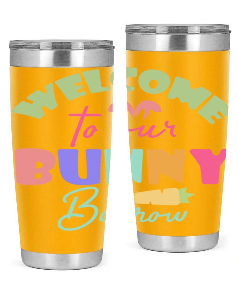 Welcome to our bunny burrow588#- spring- Tumbler