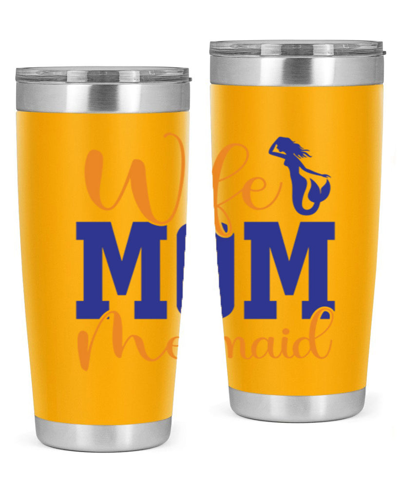 Wife Mom Mermaid 668#- mermaid- Tumbler