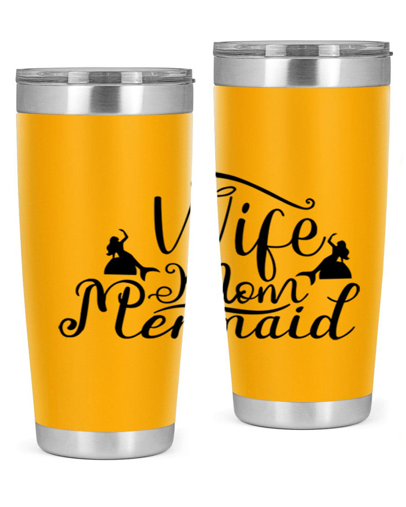 Wife Mom Mermaid 671#- mermaid- Tumbler
