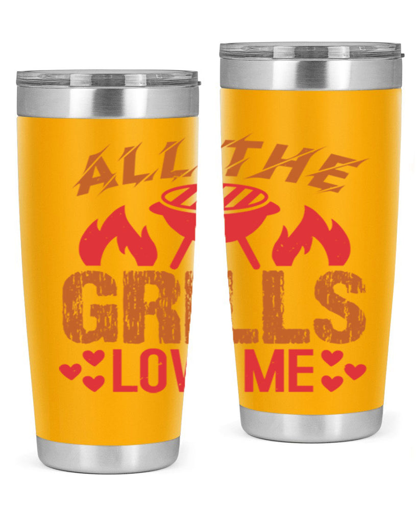 all the grills love me 50#- bbq- Tumbler