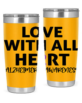 alzheimers awareness style 77#- alzheimers- Tumbler