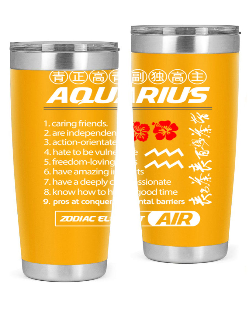 aquarius 85#- zodiac- Tumbler