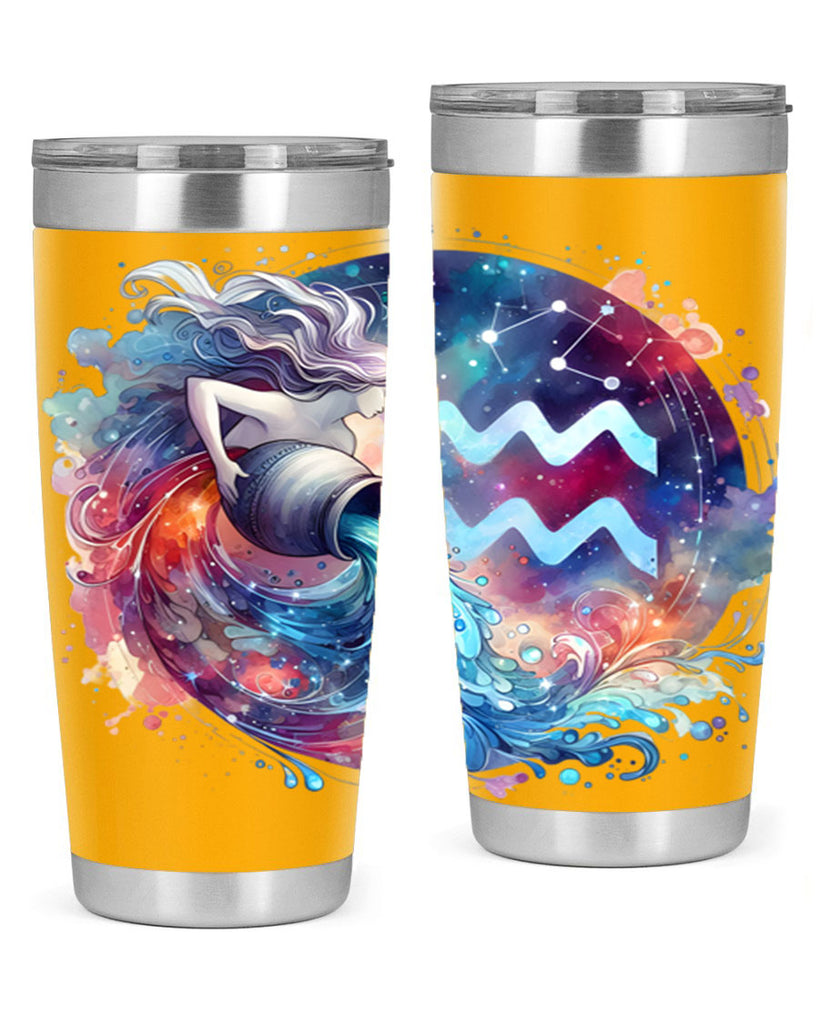 aquarius 90#- zodiac- Tumbler