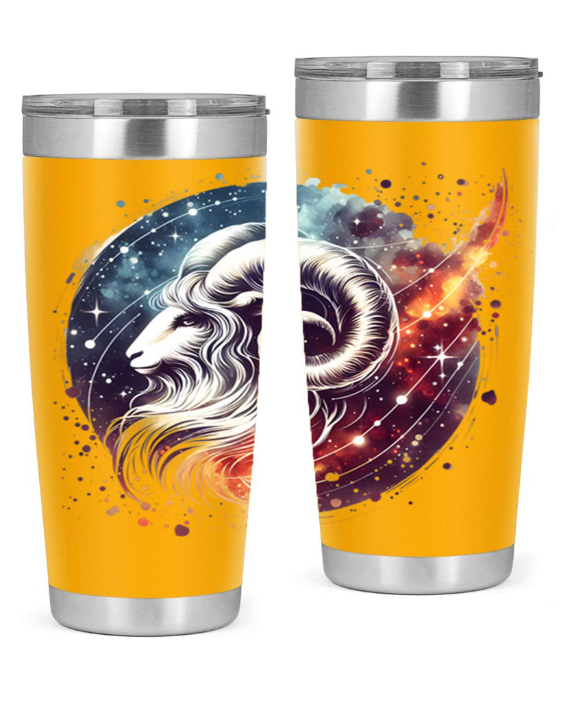 aries 124#- zodiac- Tumbler