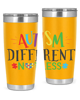 autism different not less Style 5#- autism- Tumbler