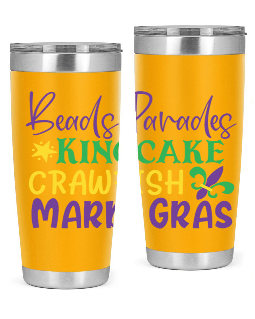 beads parades kingcake crawfish mardi gras 85#- mardi gras- Tumbler