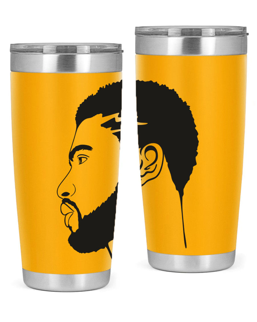 beardman 52#- black men - boys- tumbler